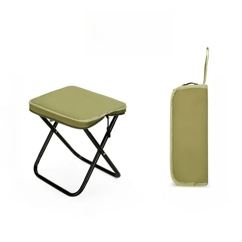 

Outdoor Folding Stool Folding Chair Camping Portable Small Stool Travel Essential Suitable for Parks Beaches