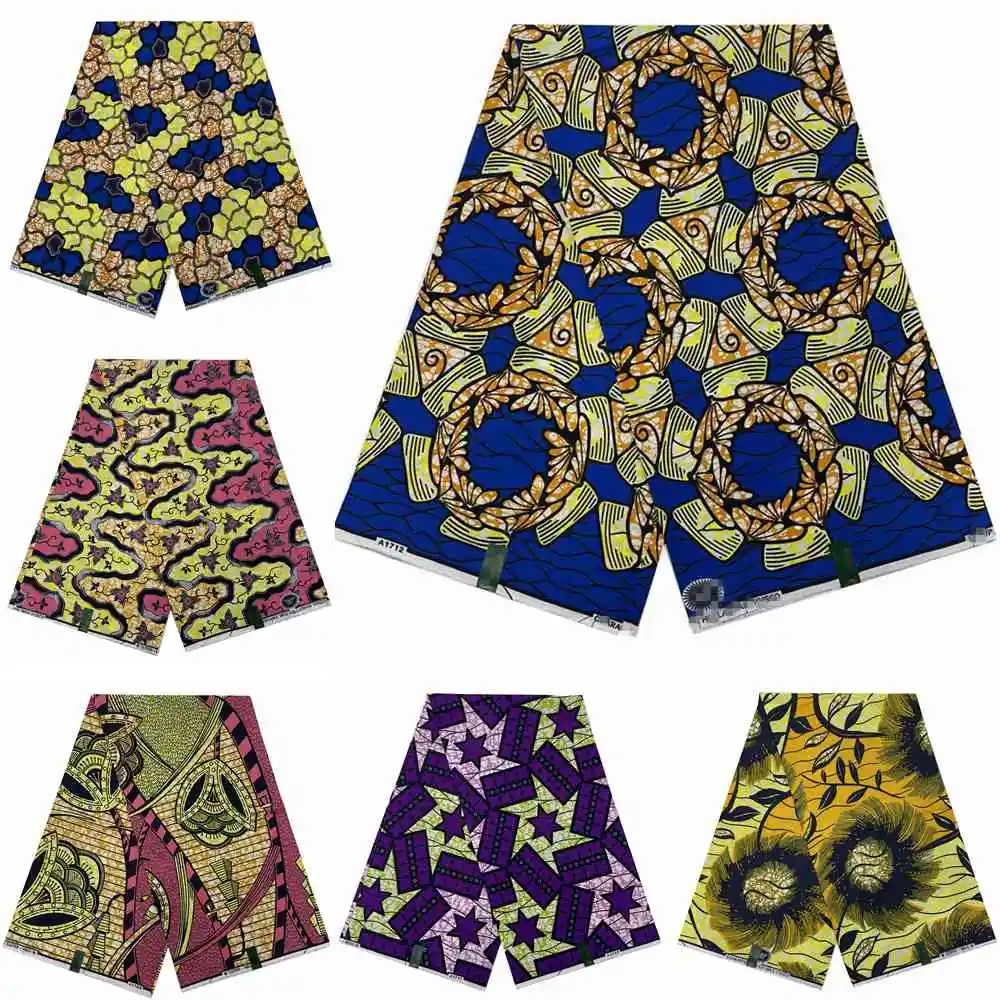 

Veritable Wax Pagne African Super Real Holland Wax VL Original 2023 6 Yards 100% Cotton Batik Lace Dress Dutch Loincloth VLS0324