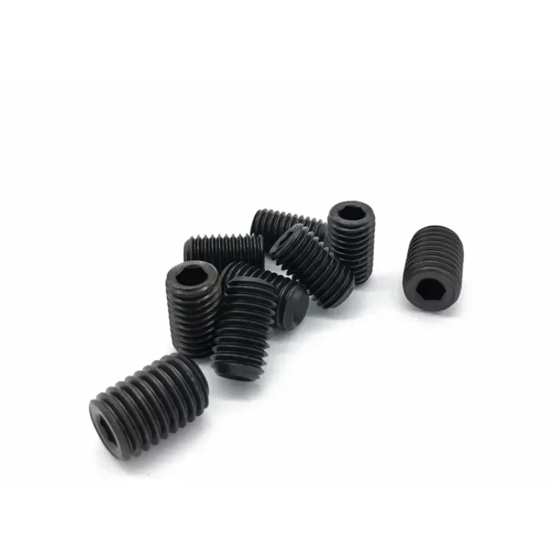 

gZxJSJzS 10pcs M6 alloy steel set screw cup tail hex headless screws machine bolt bolts 20mm-45mm length