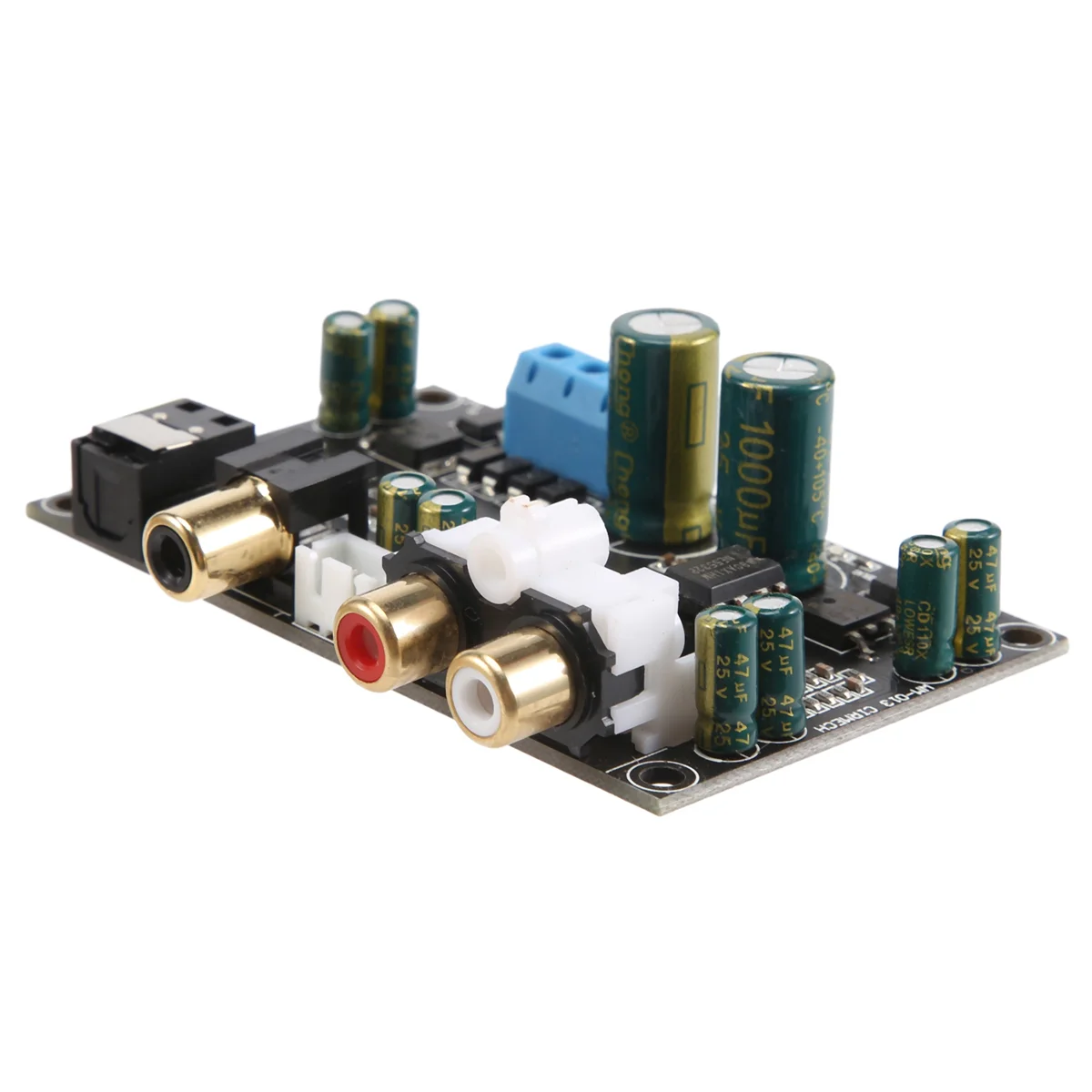 A65I! CS8416 CS4398 Digital Interface DAC Decoder Board 24Bit 192K SPDIF Coaxial Optical Fiber To AUX for Amplifier TV