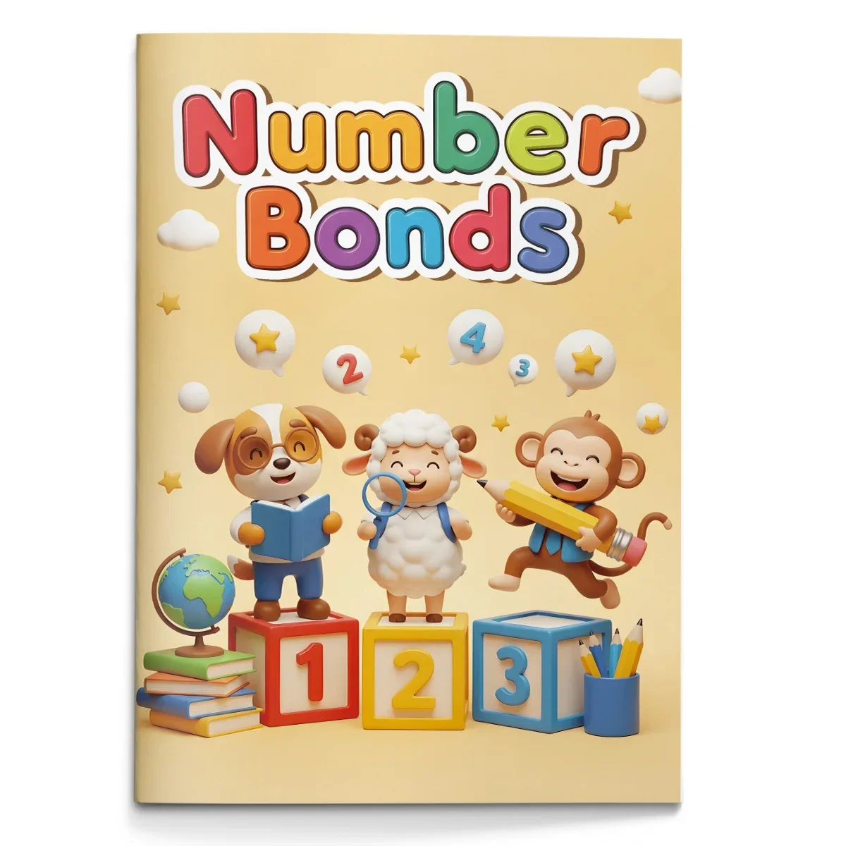 ABC and 123 Handwriting Practice Book to Learn Letters and Numbers Improve Pen Control and Early Writing Skills