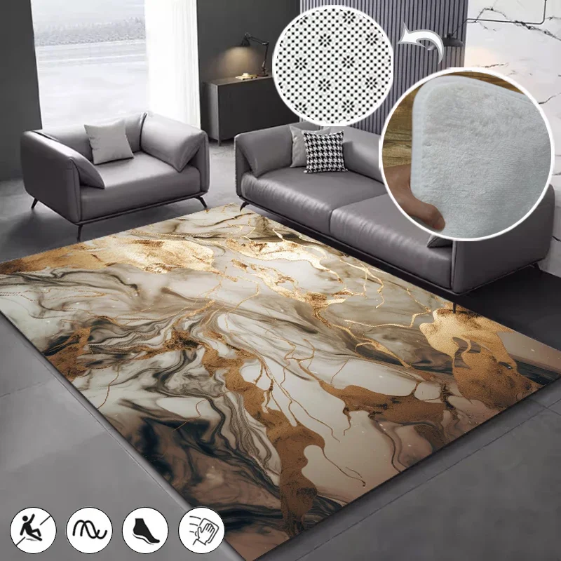 Nordic Carpet Living Room Household Large Size Floor Mat Bedroom Decoration Area Rug Washable Room Decor Sofa Coffee Tables Mats