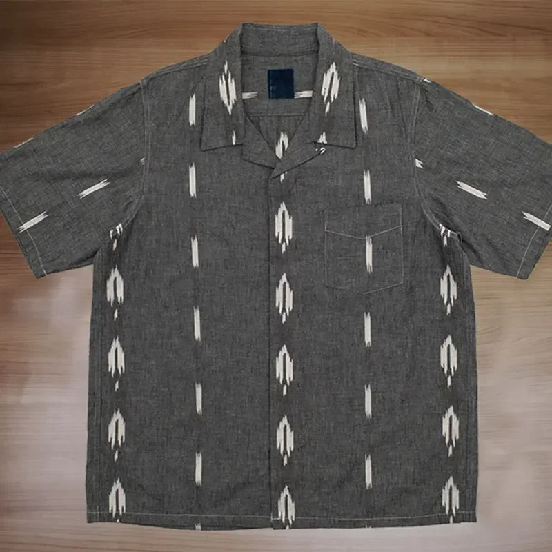 

VISVIM FIL 19SS ICT FREE EDGE Nakamura Nichichao exhibition limited cotton short-sleeved shirt