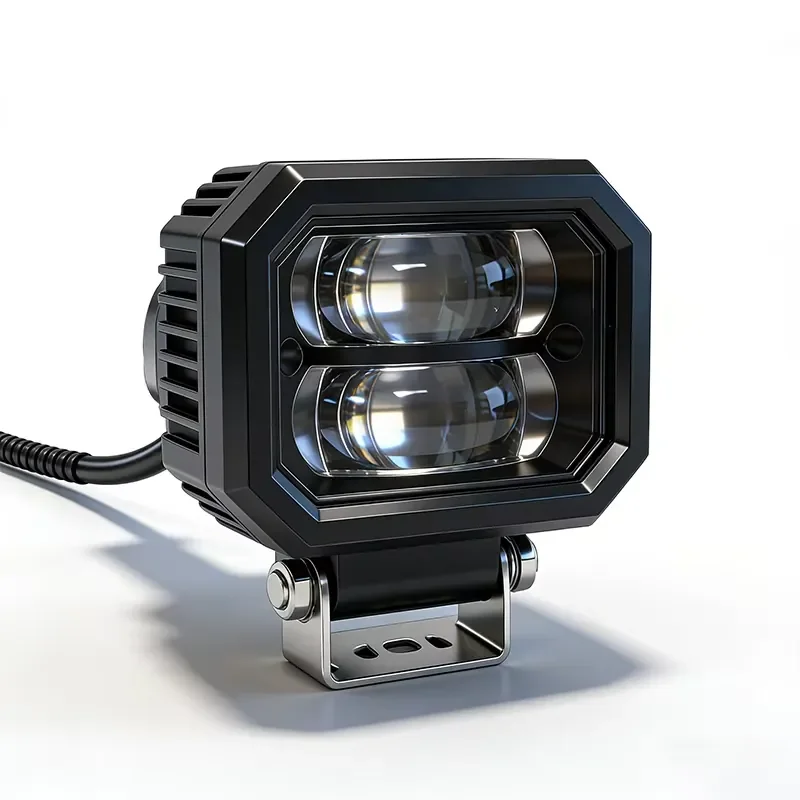 Forklift Red Line Safety Light 30W IP68 LED Warning Beam Lamp for Warehouse Aisle Danger Zone Marking
