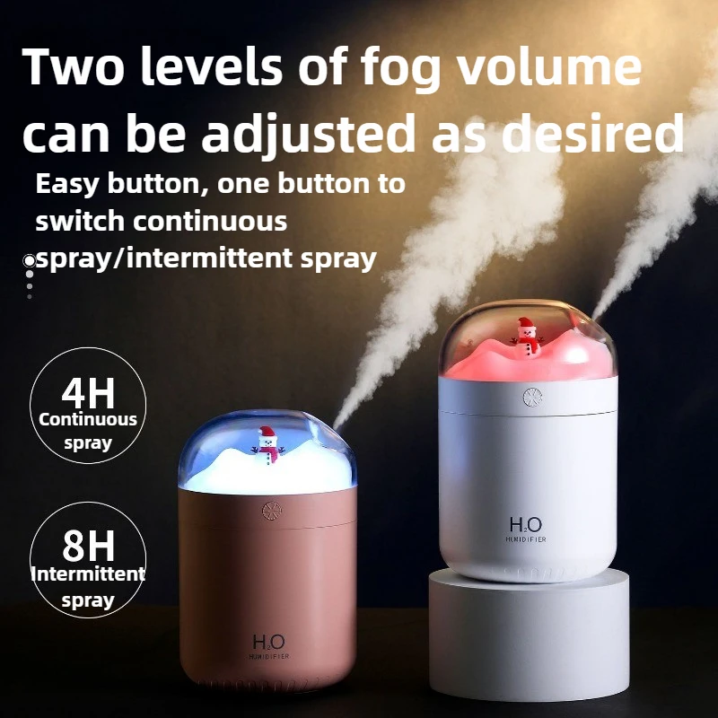 Высококачественный увлажнитель воздуха большой емкости, бесшумный аппарат для ароматерапии, бытовой настольный небольшой увлажнитель с автоматической сбой питания