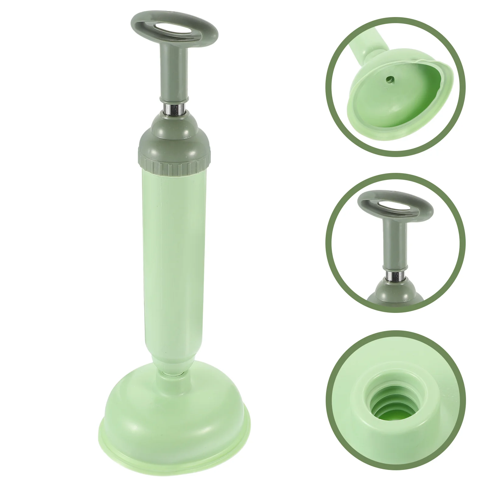 

1pc Toilet Tool Long Handle Bathroom Cleaning Plunger Drain Unclogged Tool Home Kitchen Sink Plunger Rubber Cleaner