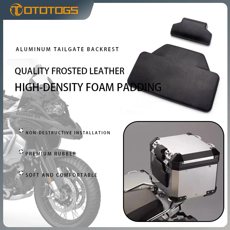 

Suitable for BMW F750GS F850GS R1250GS Modified Trunk Backrest Aluminum Tailgate Mat Rear Comfort