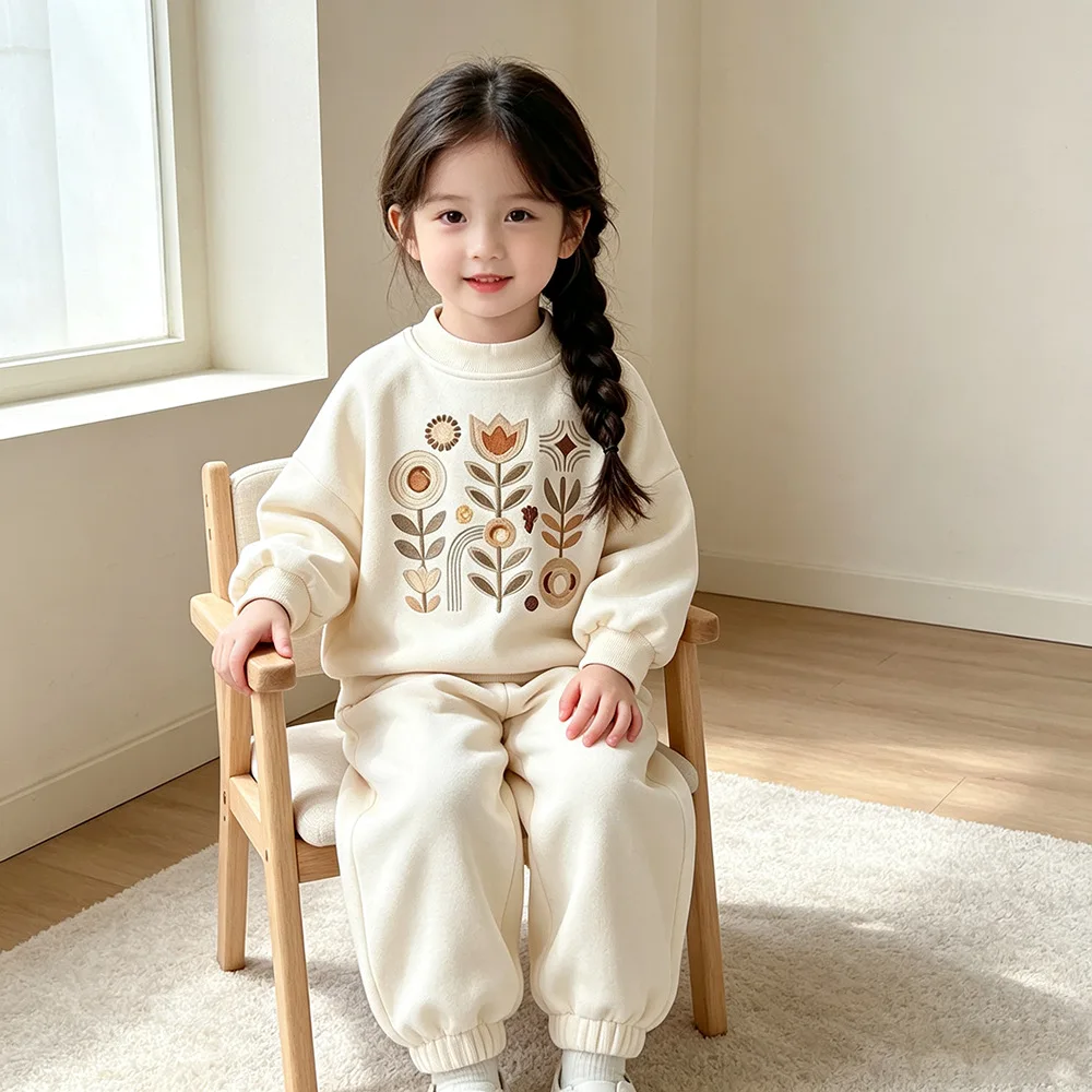 Neue Frühlings- und Herbstmode für Babys und Mädchen, Kinderkleidung, Niedliche Freizeitkleidung, T-Shirt und Hose, 2-teiliges Set, Kleinkind-Sportkostüm, Kinder-Trainingsanzüge – Detail 18