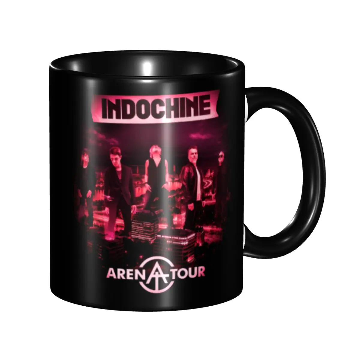 Tasses à café et à thé en céramique personnalisables DIY avec motif du chanteur du groupe de rock français Indochine Tokaug