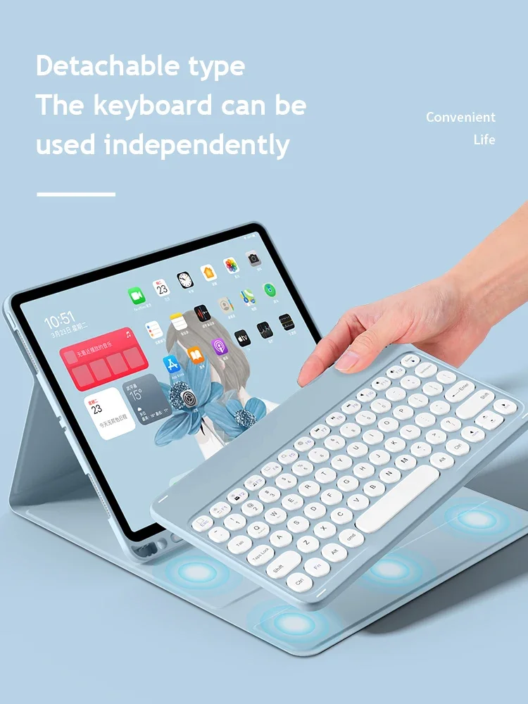 Keyboard Covers For iPad Keyboard Case for iPad 9th 10th 10.9 Generation Pro 12.9 11 Inch Air 5 4 2022 10.2 8th 7th Magic Funda