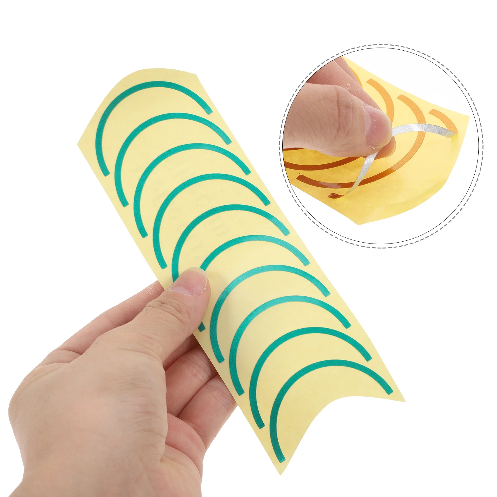 مجموعة ملصقات لاصقة لقياس الضغط ومزودة بالألوان ومقاومة للماء لعرض المدى الدقيق وإشارة ملصق متر متينة