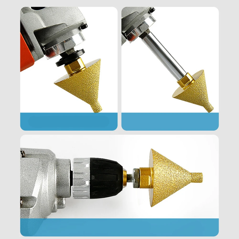 2PCS Diamond Grinding Wheels with M10 Thread for Angle Grinders Perfect for Smoothing and Finishing Glass and Stone Materials