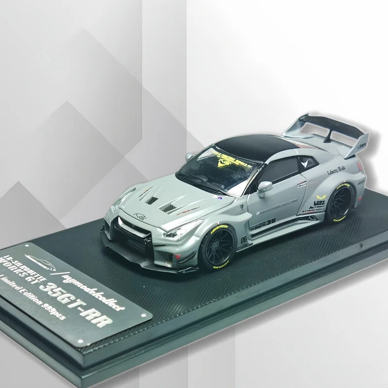 MC 1:64 LB 35GT-RR Air Force\Gray Diecast Model Car
