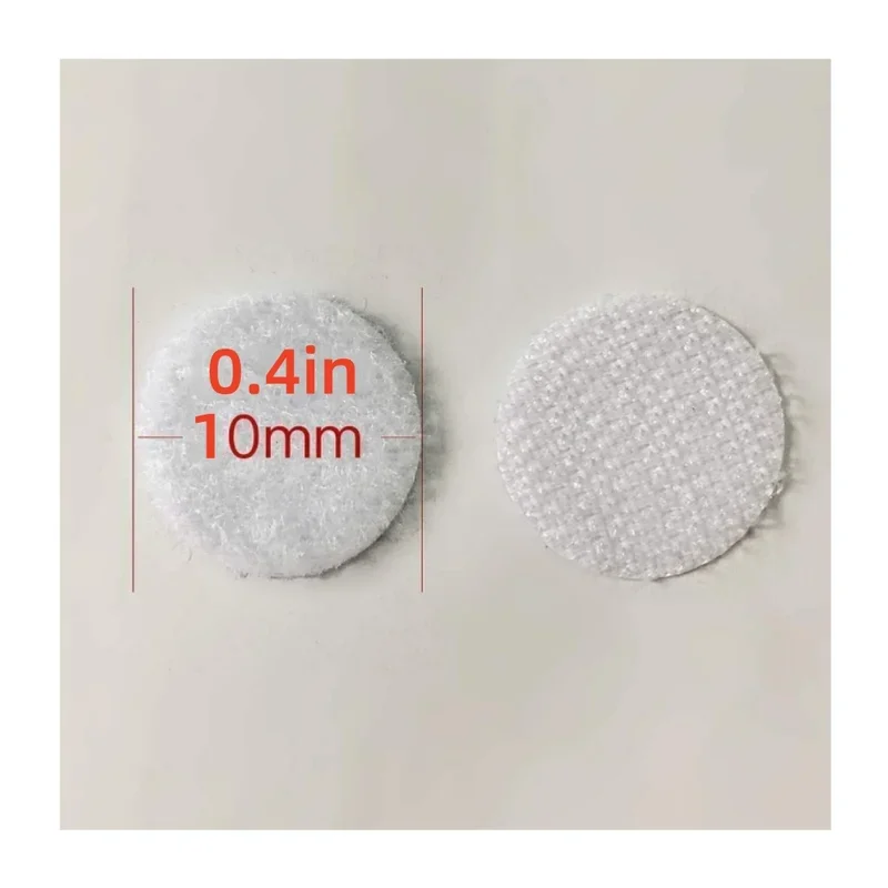 Self-Adhesive Blend Knitting Hook And Tape, Office, Home, DIY Crafts, 10mm, 1000 Pieces, 500 Sets image 5