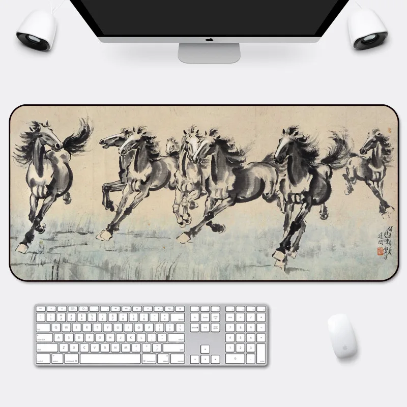 Chinese Style Gaming Mouse Pad Large Mouse Mat Laptop Space Writing Desk Mats  Computer Gamer Keyboard Deskpad Mousepad for PC