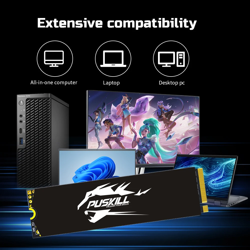 M.2 NVME SSD PCIe 2280 1 تيرا بايت 512GB 256GB 128GB M2 القرص الصلب الداخلي لأجهزة الكمبيوتر المحمول
