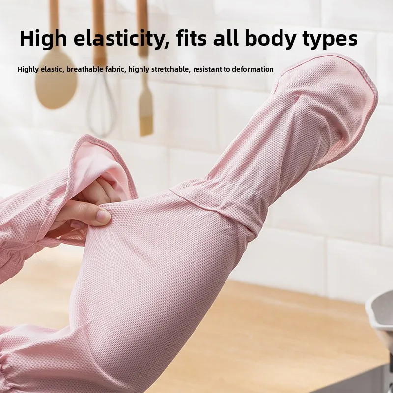 Long Sleeve Kitchen Gloves Oil Splash Proof Cooking Protection Tools Anti-Scalding Splash Mask for Cooking And Meal Preparation