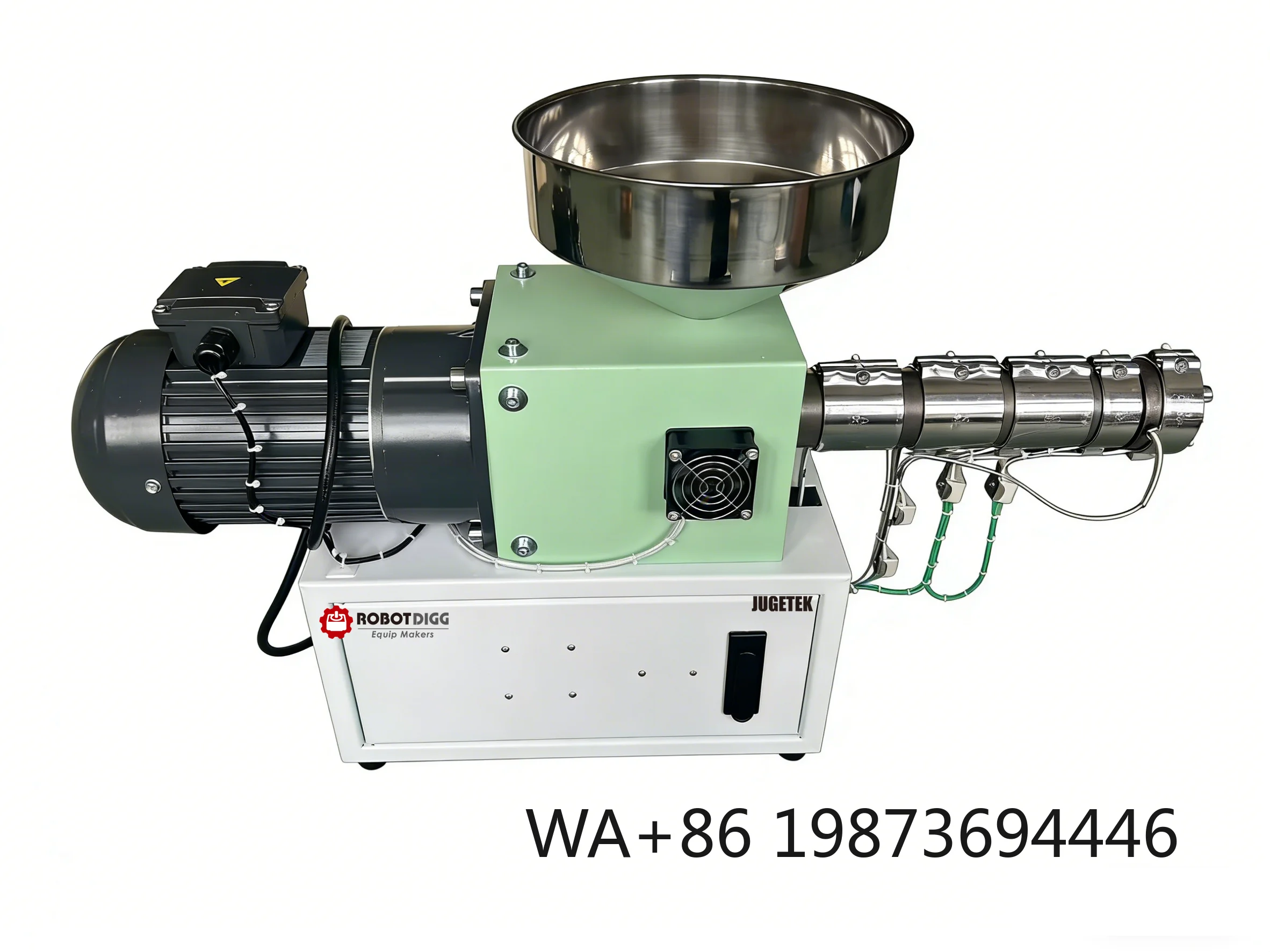 Mini Single Screw Plastic Extruder Machine, Low Power Stable 3D Printing Filament Maker
