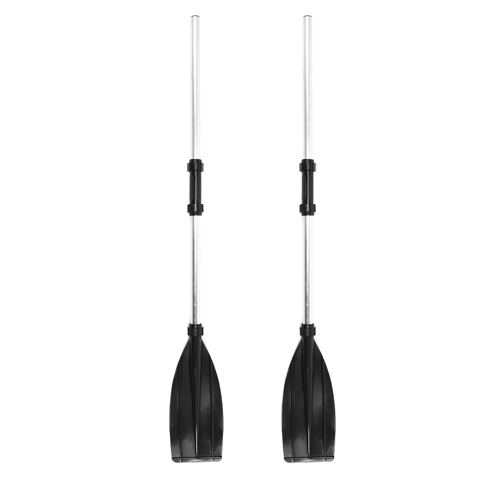 125cm Detachable Afloat Oars Aluminum Alloy Paddles Dual End Portable for Boat Kayak Raft Canoe