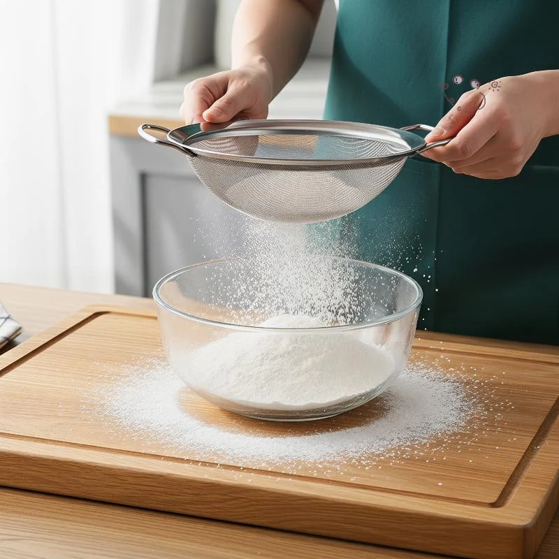

Stainless Steel Strainer Basket Fine Mesh Multi-size Juice Rice Flour Sieve Large With Double Handles Food Filter Drainer