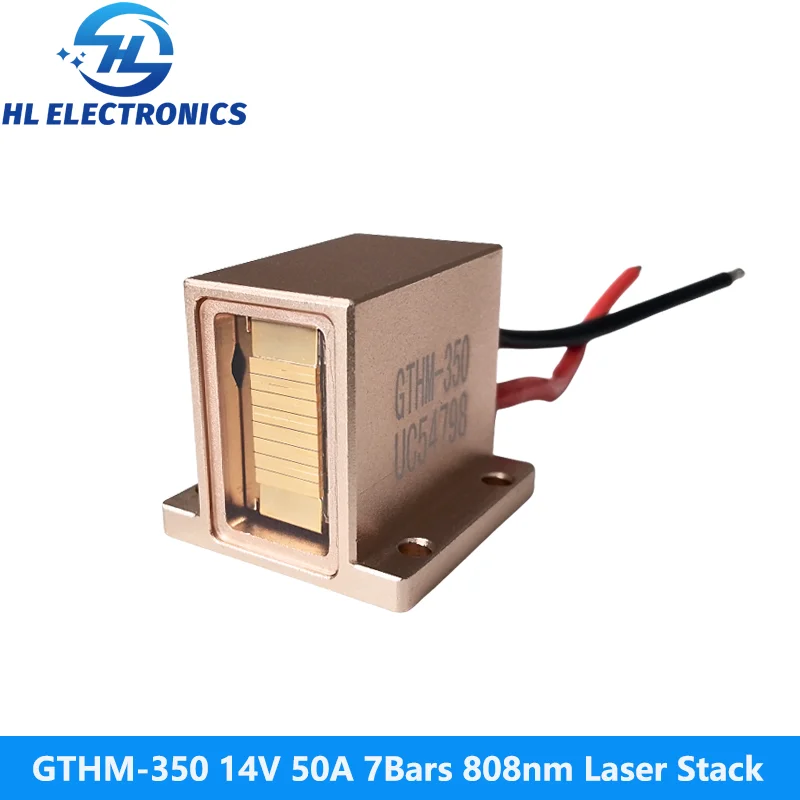 GTHM-350 Golden 14V 50A 7Bars 350W 808nm Laser Stack for Hair Removal Machine