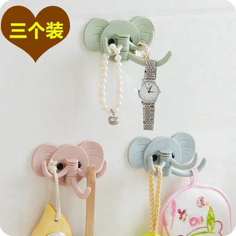Adhesive  Cord Shape Cartoon Kitchen Rack Hanger Storage Hooks Resin Strong Wall Hook Traceless Towel Hook for Kitchen
