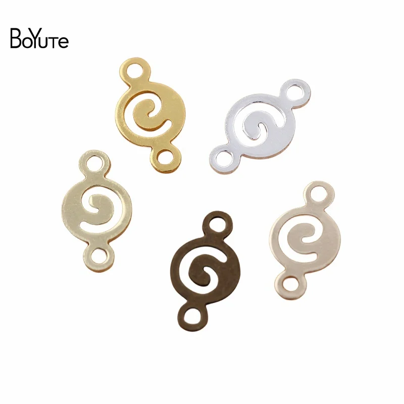 Boyute (8,5 Stück/Los) mm Metall Messing Stecker Charms für Armband Schmuck Herstellung von DIY hand gefertigten Materialien