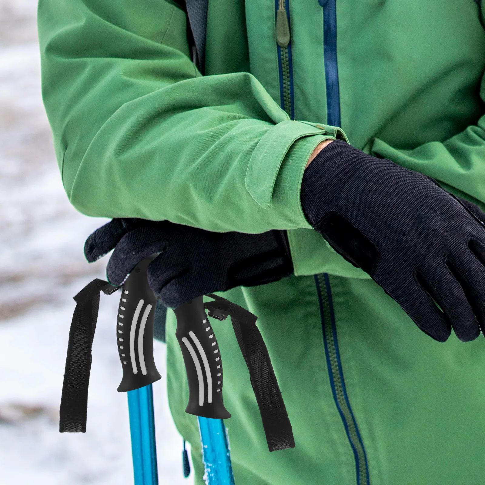 

Cane Wrist Strap Replacement Trekking Pole Handle Comfortable Plastic Grip for Hiking Climbing Skiing Outdoor Adventures