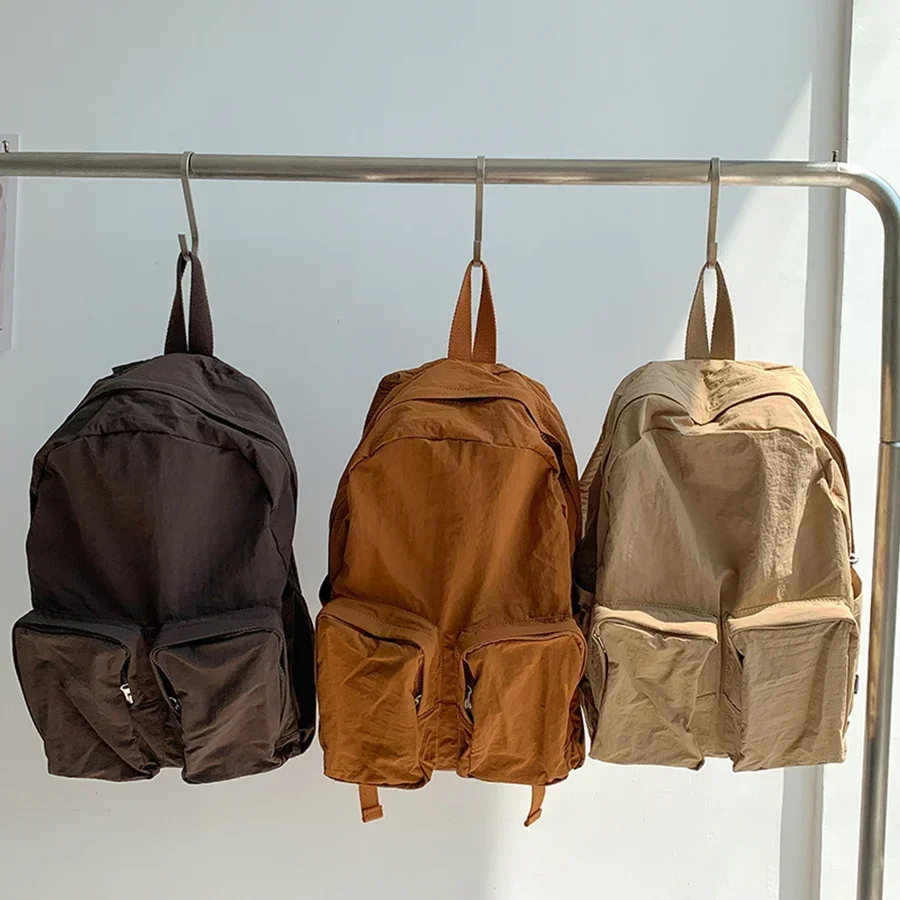 

New Backpack Female College Students Leisure Travel Bagpack Large Capacity Multi-pocket Single Shoulder Bag Commuting School Bag