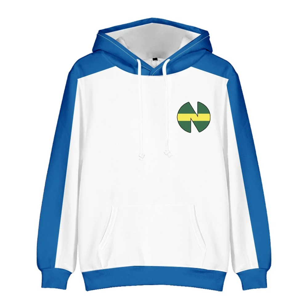 Impressão 3d anime capitão tsubasa ozora tsubasa kojiro hyuga traje das mulheres dos homens com capuz pulôver jaqueta com capuz camisas de futebol uni