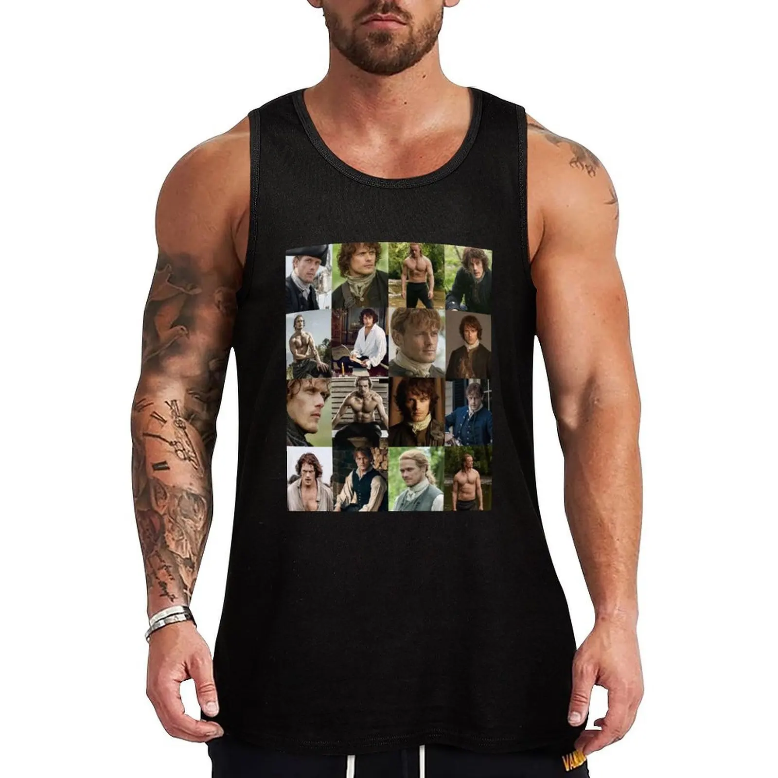 

Sam Heughan Tank Top Street Fashion Tank Top Urban Sleeveless Wear