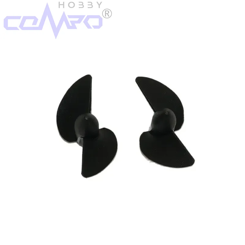2 szt. Śruba M4 z rdzeniem miedzianym, 2-łopatowe śmigła do łodzi RC DIY, nylonowa łopatka do łodzi z śrubą CW CCW do części do łodzi RC