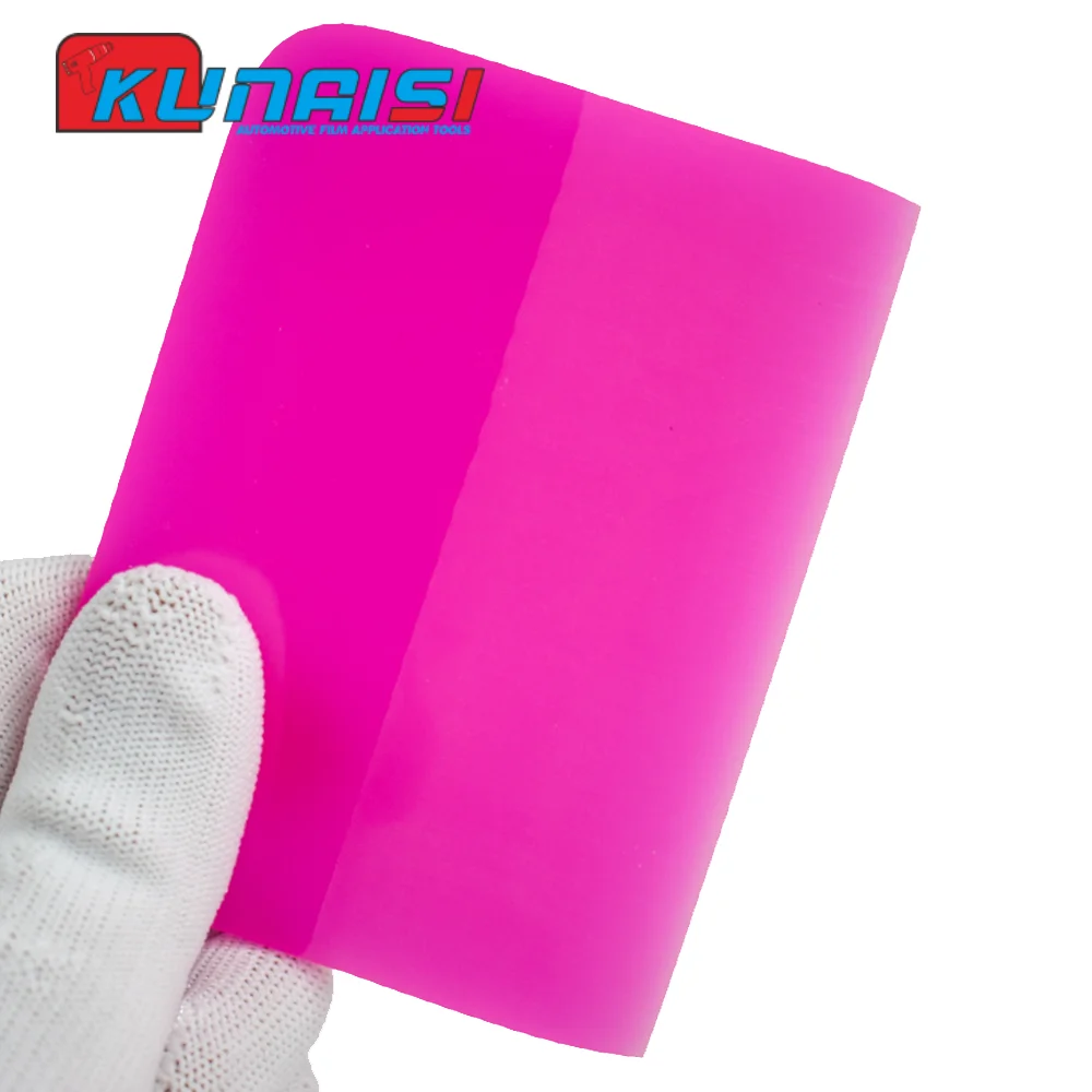 7 shapes PPF Scraper Squeegee Carbon Fiber Vinyl Wrapping TPU Rubber Squeegee Car Film Sticker Detailing Window Tint Tool KNS