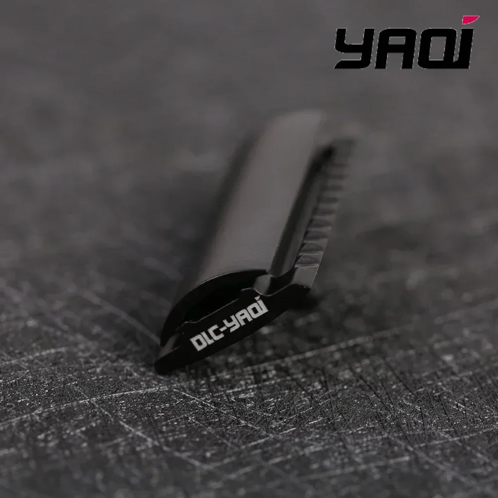 Мужская бритва «The FLIPSIDE by Yaqi» с двойной расческой и двойным уровнем агрессива, мужская бритвенная головка с двойным лезвием черного цвета