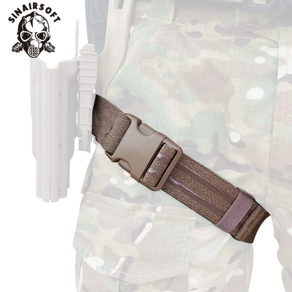 Tactical Thigh Strap Elastic Drop Leg Band Gun Holster Strap Non-slip Strap for QLS 19 22 G17 M9 Hunting Accessories