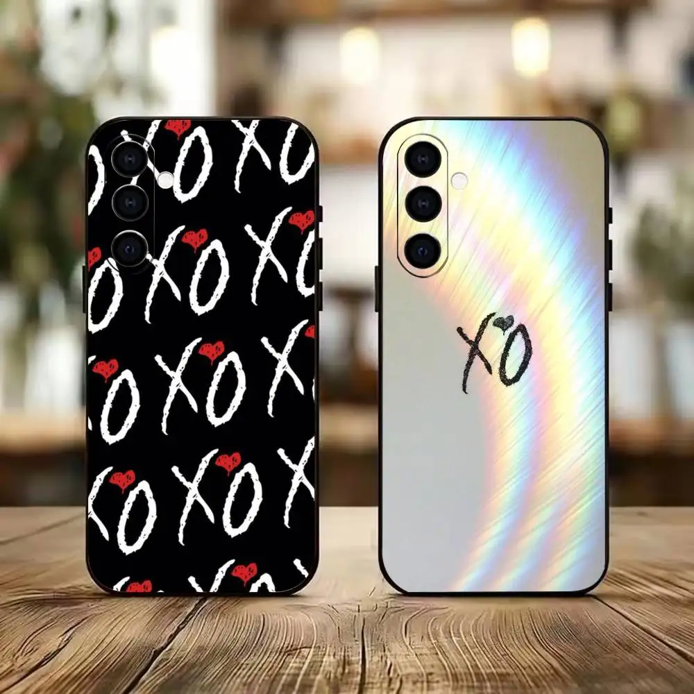 HOT The W-weeknd-XO XO Phone Case For Samsung A73 20,21s,22,31,32,52,53,72 Soft Black Shell
