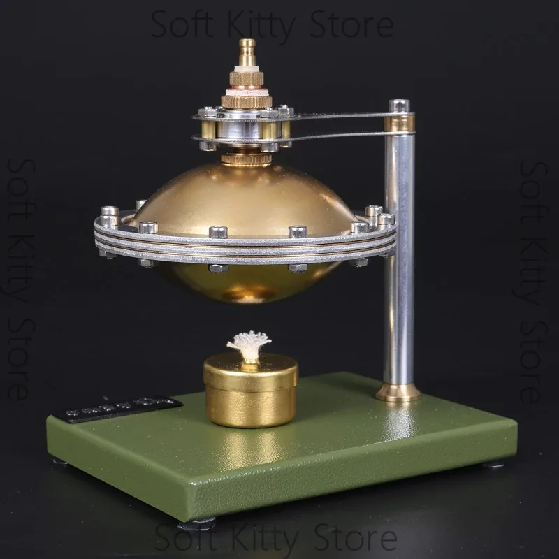 Mini DIY assembly power steam engine, UFO boiler, external combustion engine model, combustion alcohol lamp