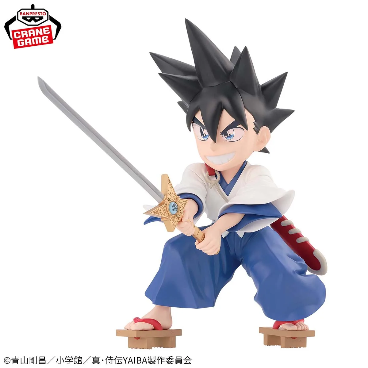 BANDAI Banpresto Kurogane Yaiba Shin samouraï-den Yaiba, figurine originale de dessin animé, modèle de jouet, ornements de bureau à collectionner, en Stock