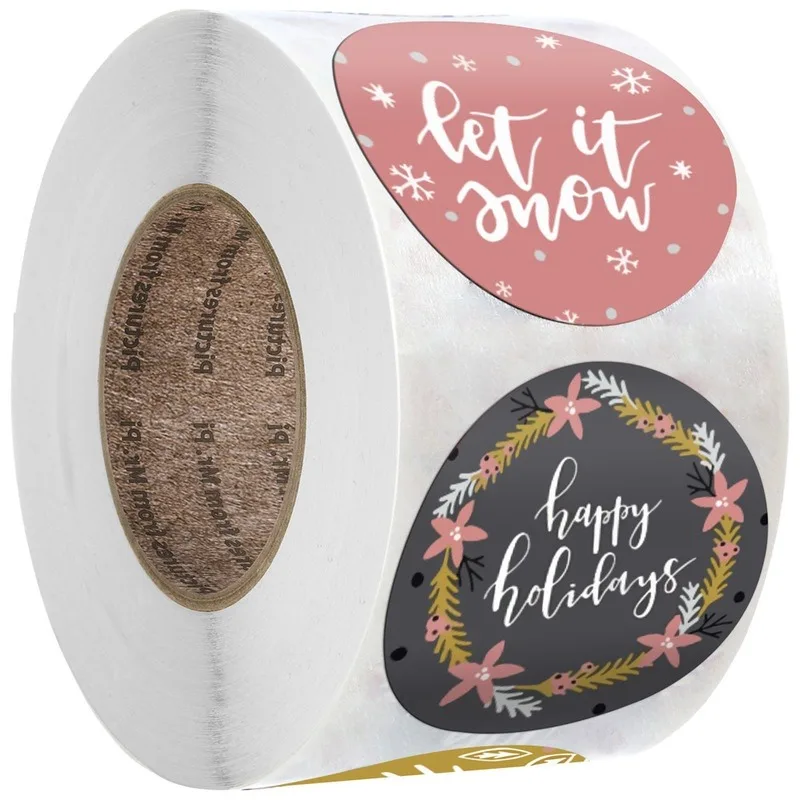 Stickers Labels Decorative Christmas Gift Kawaii Stylish Box Decoration Note Decoration for Students Officer