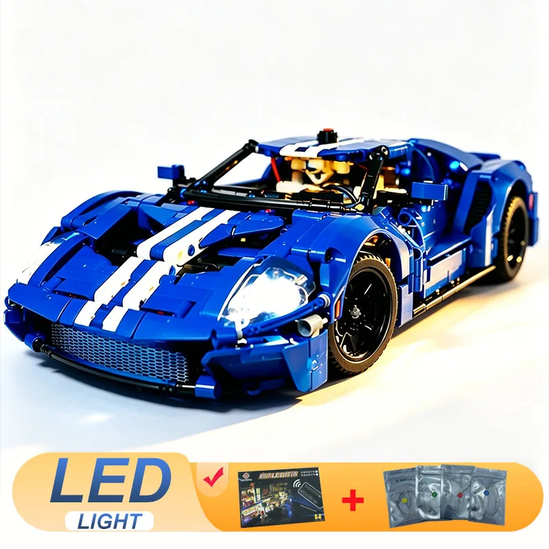 

LED Light Kit for LEGO 42154 Technical 2022 Ford GT Car Lamp DIY Toys Gift (Not Include Building Blocks Bricks Kits Sets Model)