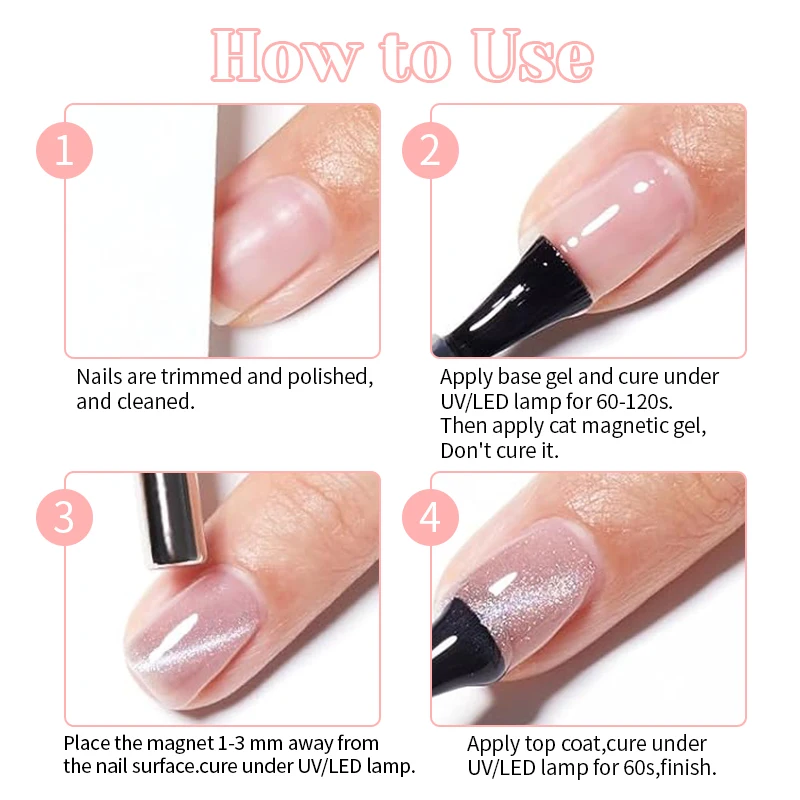 NICOLE DIARY 10ml gato de cristal rojo esmalte de uñas de Gel magnético estilo Punk arte de uñas manicura Varnis Gel semipermanente remojo de uñas UV