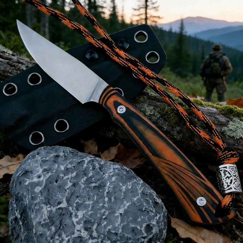 

EDC Ultra Lightweight Straight Knife G10 Handle Outdoor Camping Hunting Combat Jungle Survival Multi-purpose Tactical Knives
