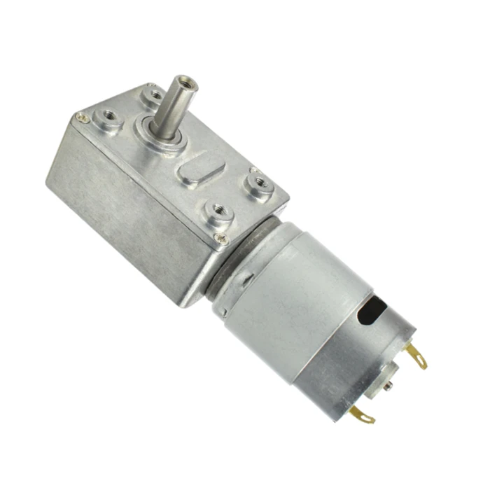 

JGY-385 Reducer Motor DC 12V 24V Worm Gear Reduction Motor Self Locking Large Torque 4/6/12/20/61/106/213RPM PWM Controller