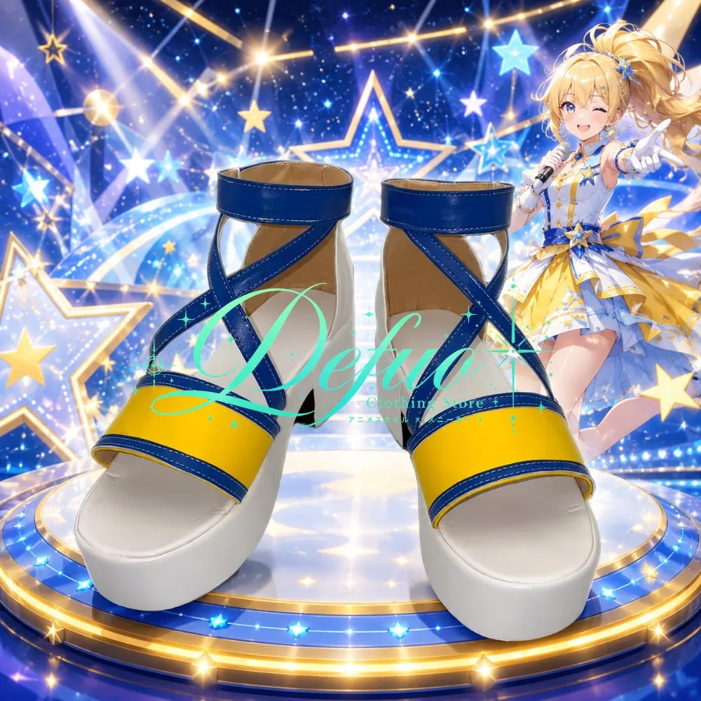 Summer Water Gun Theme Cosplay Boots Colorful Character Footwear Festival Style Shoes for Anime Event and Performance Wear