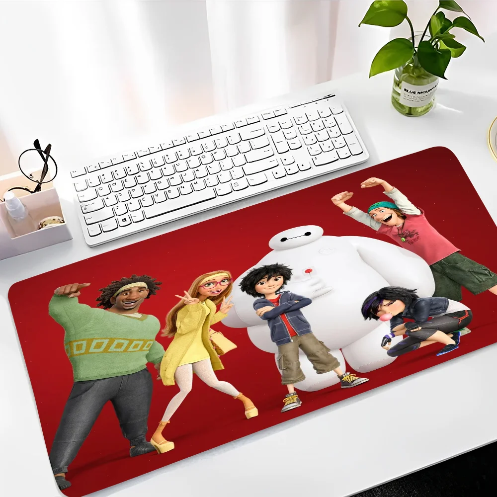 

Disney Big Hero 6 Mousepad In Stocked Laptop Gaming Mice Mousepad Size for large Edge Locking Game Keyboard Pad