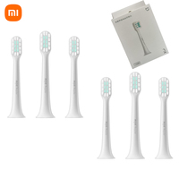 Original XIAOMI MIJIA T200 T200C Sonic Electric Toothbrush Head Accessories 3PCS DuPont Brush Head Spare Parts Pack Oral Hygiene