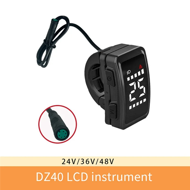 شاشة عرض DZ40 للدراجة الإلكترونية لقطع غيار الدراجات الكهربائية Bafang Mid Motor BBS01 02 HD