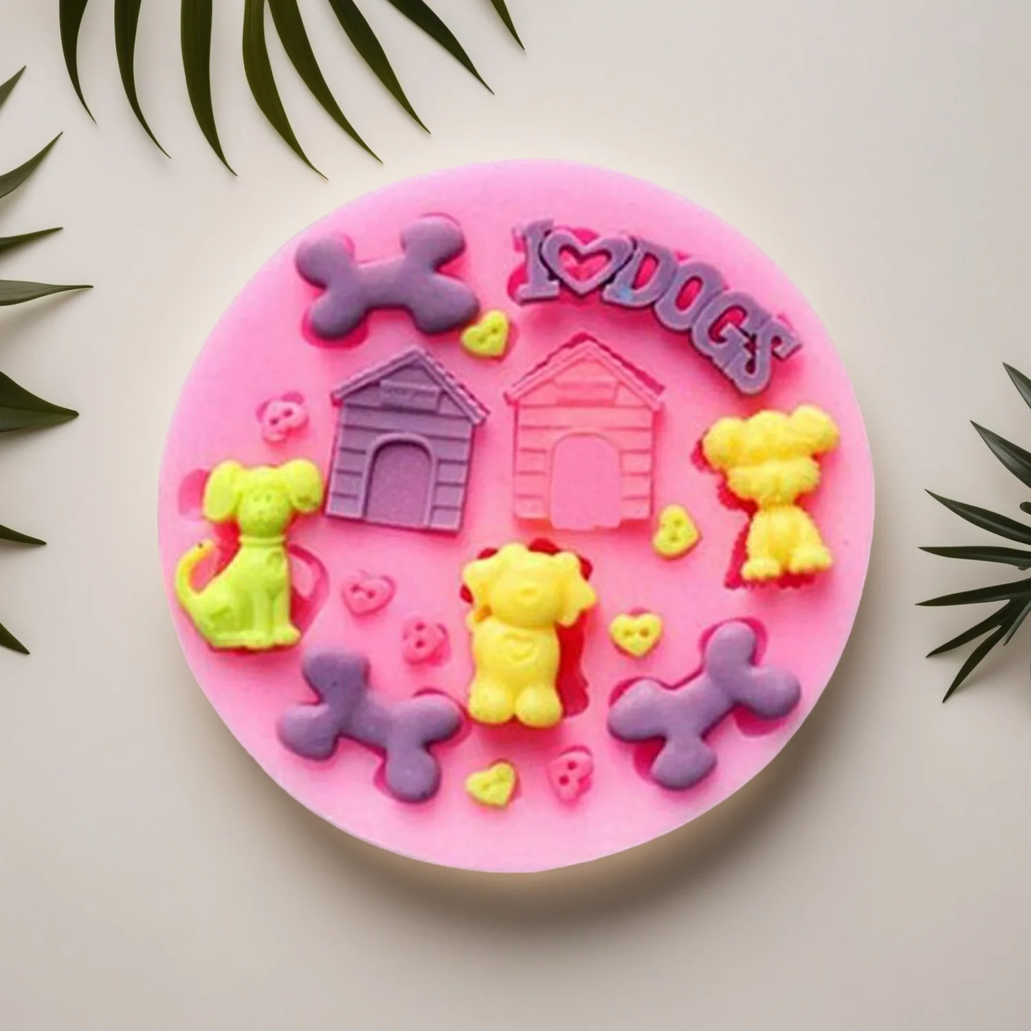 Halloween and Christmas Silicone Molds Cat Bear Dog Fondant Mould Chocolate Mould Party Birthday Cake Decorating Tool