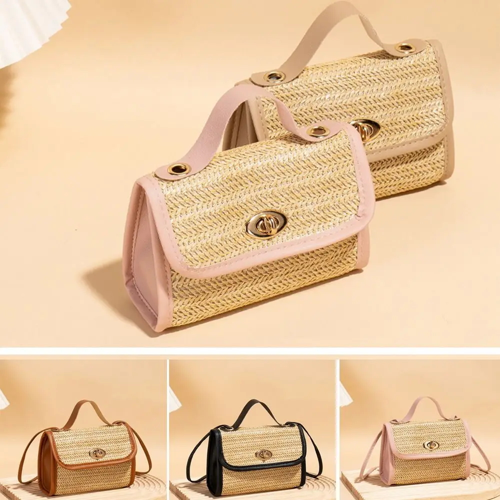 

Новая модная женская сумка из тканой соломы, большая вместительная сумка для подмышек, удобная сумка через плечо