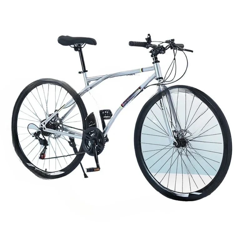 

Road bike lightweight solid variable speed live flying disc brake double disc racing